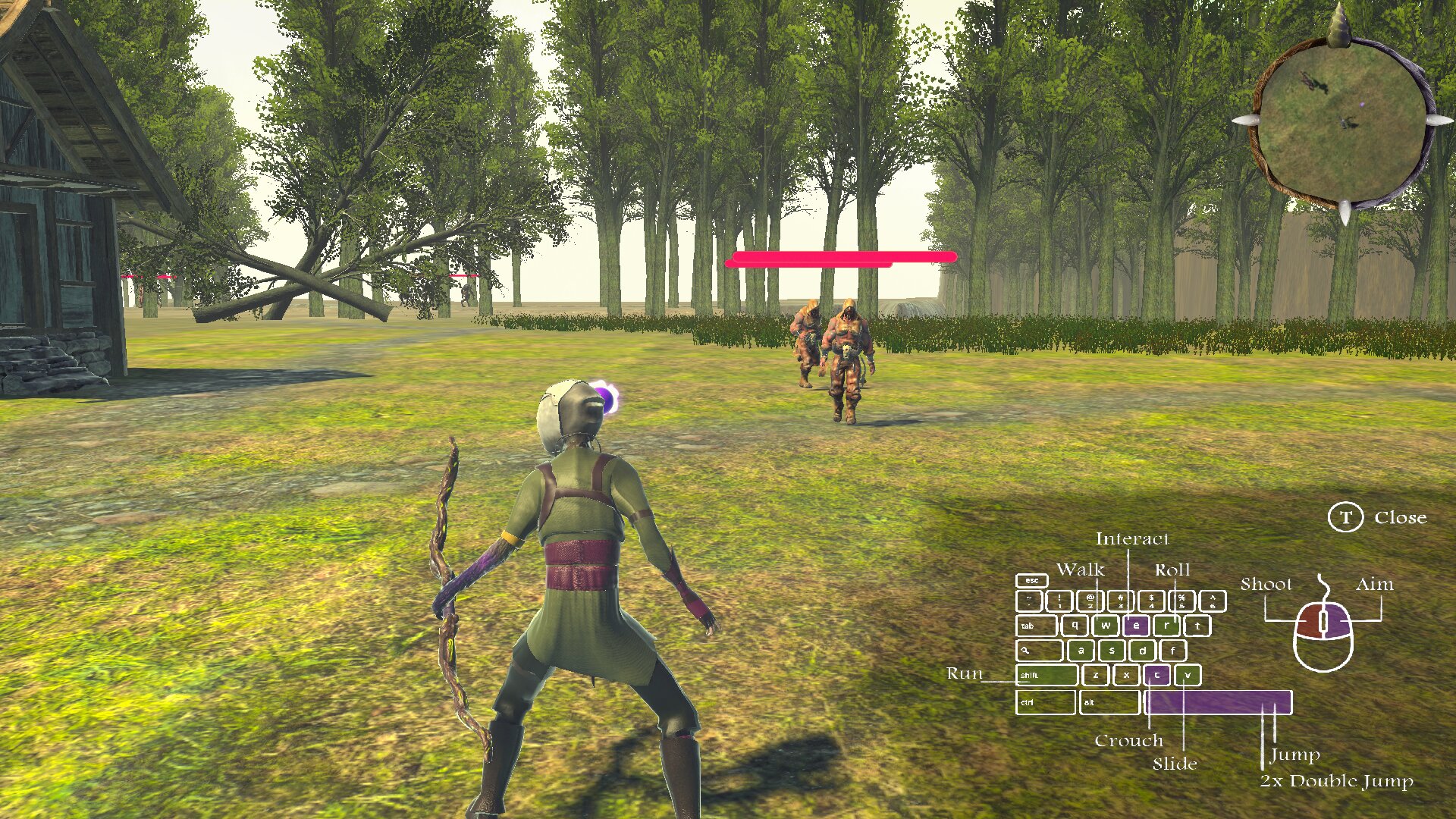 The Hermit combat against aberrant constructs in-game